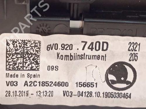 Instrument cluster SKODA FABIA III Estate (NJ5) 1.0 TSI | BP13736503C47 