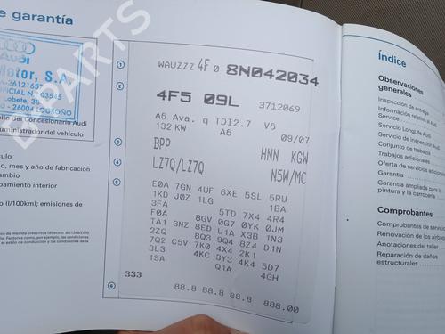 Gear lever AUDI A6 C6 Avant (4F5) 2.7 TDI quattro | BP24927602M90