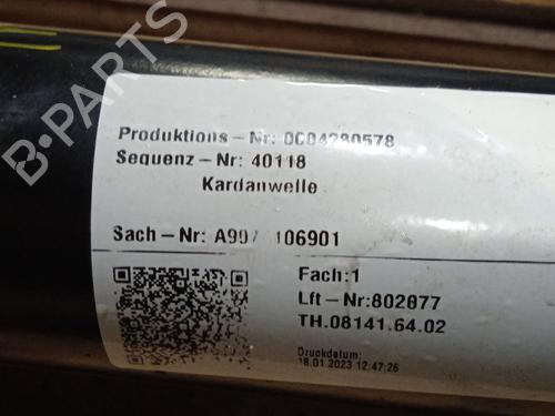 Driveshaft MERCEDES-BENZ SPRINTER 4-t Van (B907, B910) 419 CDI RWD (907.643, 907.645, 907.647) | BP26387464M37 