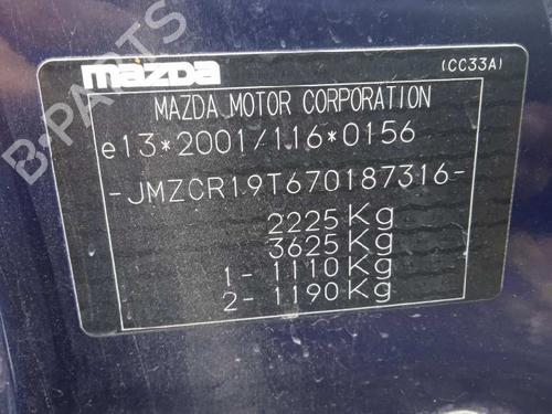 Right mirror MAZDA 5 (CR)  | BP15779617C27 