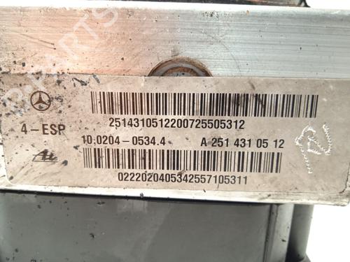 ABS pump MERCEDES-BENZ R-CLASS (W251, V251) R 280 CDI 4-matic (251.020) | BP30143144M43 