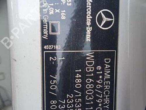 Left taillight MERCEDES-BENZ A-CLASS (W168) A 140 (168.031, 168.131) | BP11237410C34 