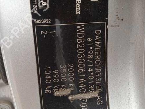 Right taillight MERCEDES-BENZ C-CLASS (W203)  | BP14368383C35 