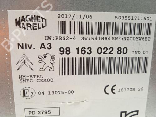 Radio CITROËN C4 CACTUS 1.2 VTi 82 | BP25626986E6 