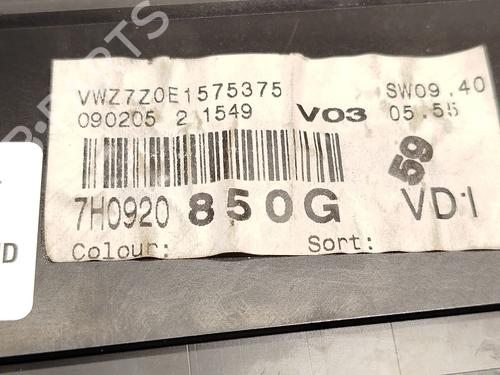 Cockpit VW TRANSPORTER T5 Van (7HA, 7HH, 7EA, 7EH) 2.5 TDI | BP31060843C47