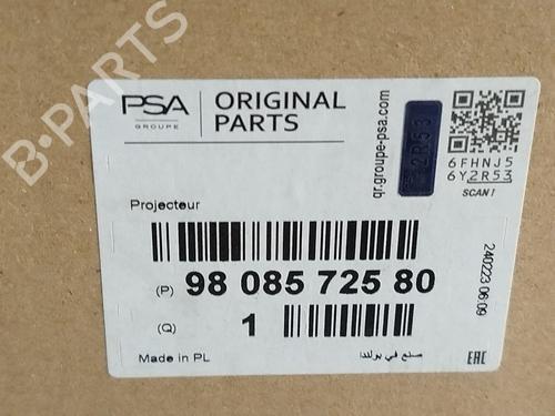 Right headlight PEUGEOT EXPERT Bus (V_)  | BP29178534C29 