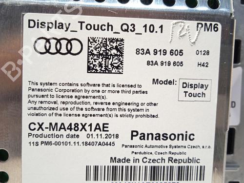 Display monitor AUDI Q3 (F3B) 35 TDI | BP28599869C48