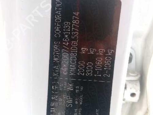 Climate control KIA NIRO I (DE) 1.6 GDI Plug-in Hybrid | BP19704579I5 