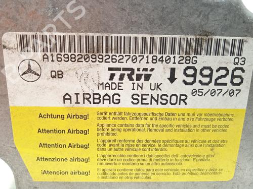 ECU airbags MERCEDES-BENZ A-CLASS (W169) A 180 CDI (169.007, 169.307) | BP22799566M53 