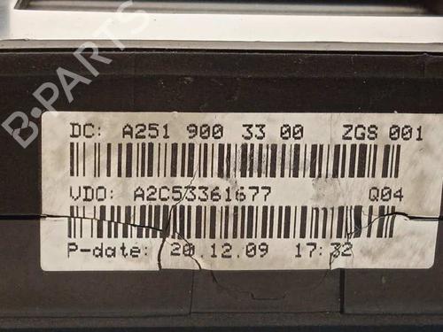 Instrument cluster MERCEDES-BENZ M-CLASS (W164) ML 350 CDI 4-matic (164.125, 164.124) | BP8589238C47 