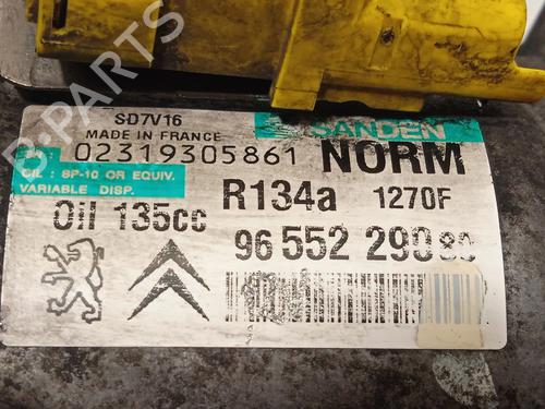 AC compressor PEUGEOT EXPERT Van (VF3A_, VF3U_, VF3X_) 2.0 HDi 120 | BP30124516M34 