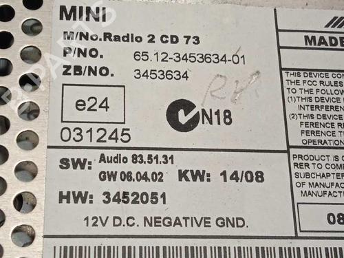 Radio MINI MINI (R56) One | BP8322359E6