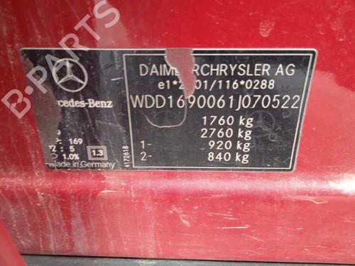 Right taillight MERCEDES-BENZ A-CLASS (W169) A 160 CDI (169.006, 169.306) | BP11334761C35