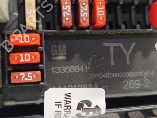 Fuse box OPEL ASTRA J (P10)  | BP28214290E1 