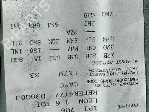 Front wiper motor SEAT LEON (1P1) 1.6 TDI | BP4069749M29 