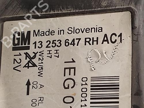 Right headlight OPEL ASTRA J (P10) | BP30437796C29