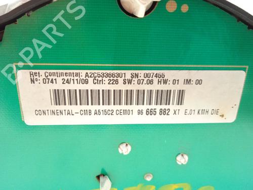 Instrument cluster CITROËN C3 II (SC_) 1.4 HDi 70 (SC8HZC, SC8HR0, SC8HP4) | BP25591311C47  - Image 6