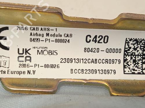 Right curtain airbag HYUNDAI BAYON (BC3) 1.0 T-GDI 48V-Hybrid | BP29944924C12