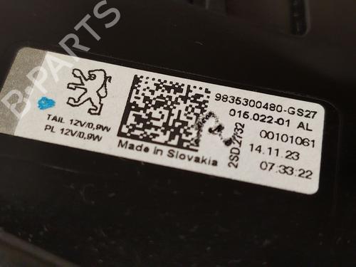 Left tailgate light PEUGEOT 308 III (FB_, FH_, FP_, F3_, FM_) PureTech 130 (FPHNSL, FPHNST) | BP26208820C79 