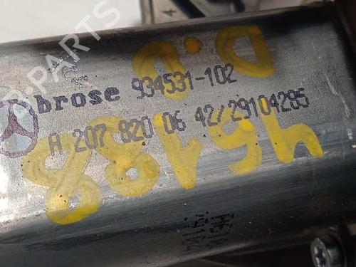 Front right window mechanism MERCEDES-BENZ E-CLASS Convertible (A207)  | BP8522051C23 