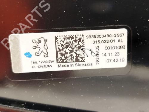 Left tailgate light PEUGEOT 308 III (FB_, FH_, FP_, F3_, FM_) PureTech 130 (FPHNSL, FPHNST) | BP26208819C79 