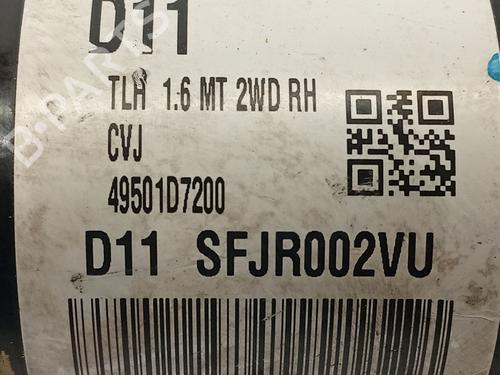Right front driveshaft HYUNDAI TUCSON (TL, TLE) 1.6 GDi | BP32367310M39