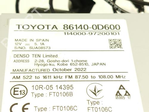 Electronic module TOYOTA YARIS CROSS (MXP_) 1.5 (MXPB10) | BP29237657M83 - Image 8
