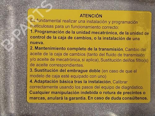 Gearbox FORD KUGA III (DFK) 2.5 Duratec Plug-in-Hybrid | BP30277951M3 