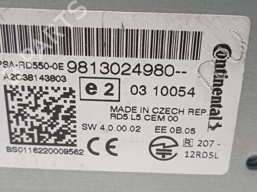 Radio CITROËN C4 II (NC_) 1.2 THP 110 (NCHNZ6, NCHNV6) | BP16925630E6 