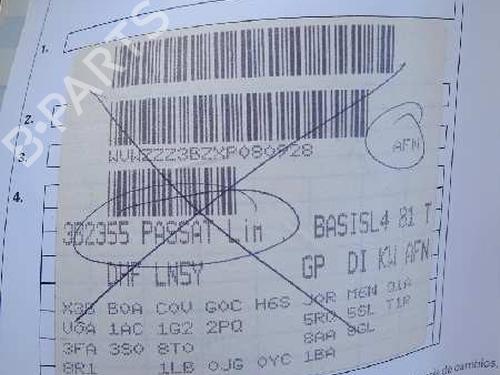 Rear wiper motor VW GOLF IV (1J1) 1.9 TDI | BP9766464M102 