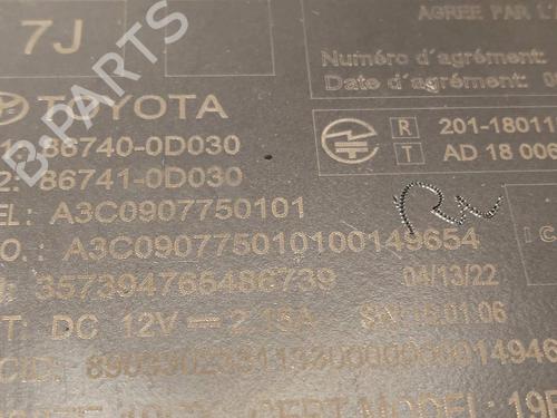 Electronic module TOYOTA YARIS (_P21_, _PA1_, _PH1_)  | BP16659527M83 