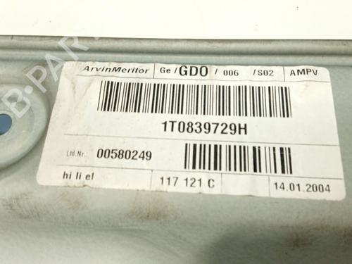 Rear left window mechanism VW TOURAN (1T1, 1T2) 2.0 TDI 16V | BP25756781C24 
