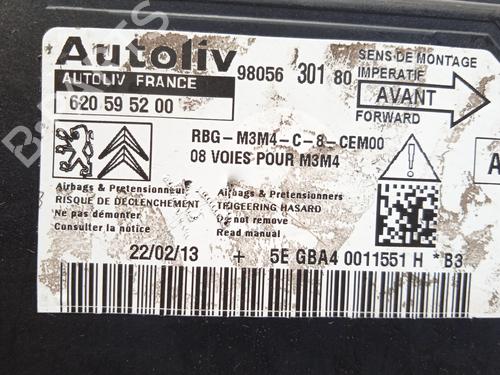 ECU airbags CITROËN C-ELYSEE (DD_) 1.6 VTi 115 (DDNFP0, DDNFP6, DDNFP9) | BP28189211M53 