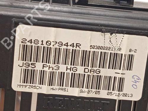 Instrument cluster RENAULT SCÉNIC III (JZ0/1_)  | BP15527259C47 