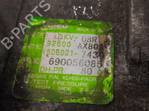 AC compressor NISSAN MICRA III (K12)  | BP20291789M34 