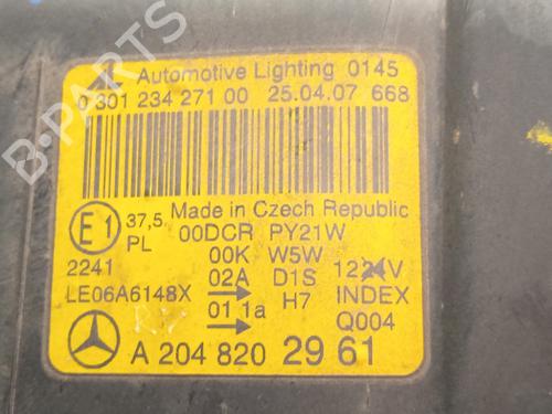 Left headlight MERCEDES-BENZ C-CLASS (W204) C 200 Kompressor (204.041) | BP33325587C28 - Image 6