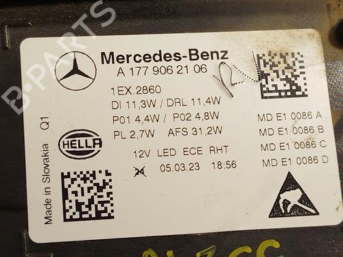 Left headlight MERCEDES-BENZ A-CLASS (W177) A 200 (177.087) | BP22730006C28 