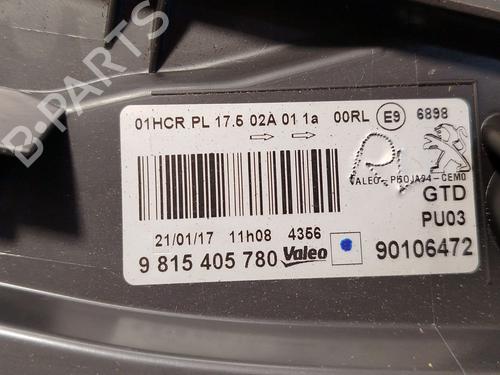 Left headlight PEUGEOT 2008 I (CU_) 1.2 THP 110 / PureTech 110 | BP23256776C28