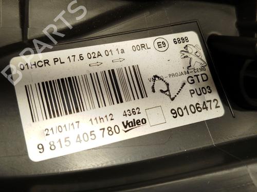 Venstre forlygte PEUGEOT 2008 I (CU_) 1.2 THP 110 / PureTech 110 | BP23256775C28 