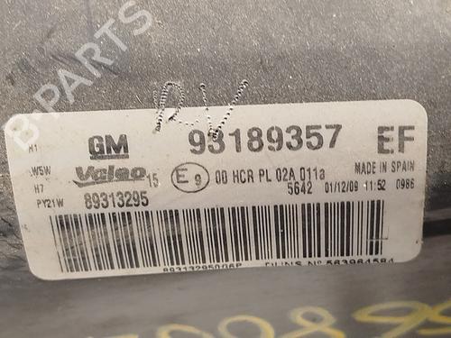 Left headlight OPEL CORSA D (S07) 1.4 (L08, L68) | BP29417922C28