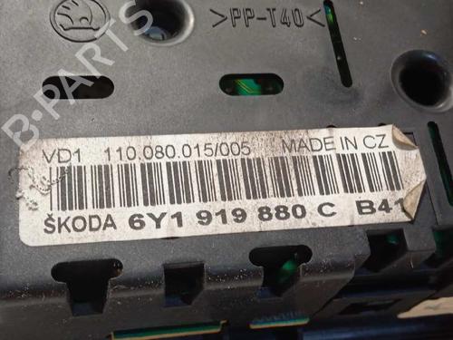 Instrument cluster SKODA FABIA I (6Y2) 1.4 16V | BP13230842C47 