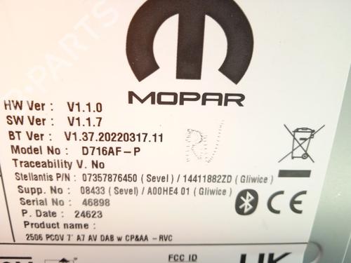 Radio OPEL MOVANO C Van (U9) 2.2 D | BP26209104E6 