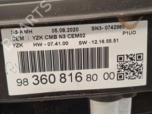 Instrument cluster OPEL CROSSLAND X / CROSSLAND (P17, P2QO) 1.2 (75) | BP12596062C47 