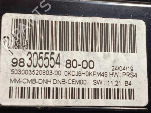 Instrument cluster PEUGEOT 3008 II SUV (MC_, MR_, MJ_, M4_) | BP9677599C47