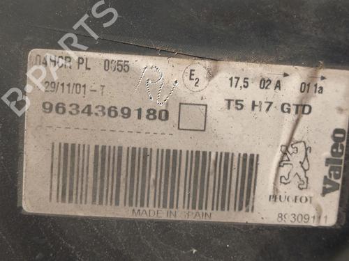 Left headlight PEUGEOT 307 (3A/C) 1.6 16V | BP20126177C28