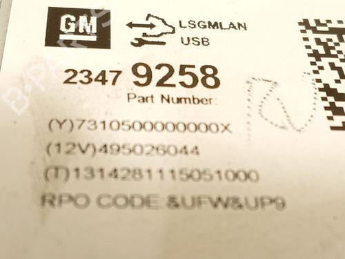 Radio OPEL ZAFIRA TOURER C (P12) 2.0 CDTi (75) | BP26730929E6