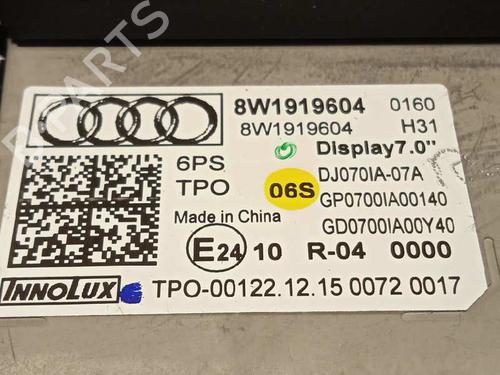 Display monitor AUDI A4 B9 Avant (8W5, 8WD) | BP11818118C48