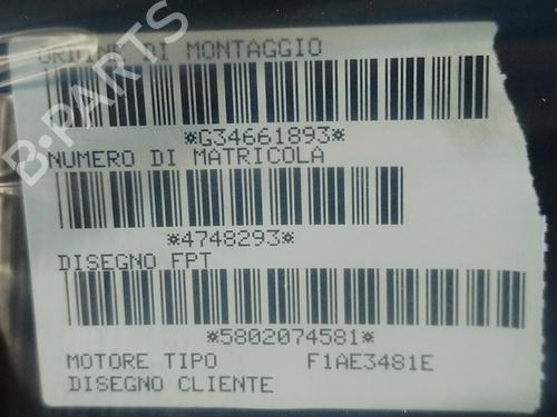 Engine FIAT DUCATO Platform/Chassis (250_) 140 Multijet 2,3 D | BP26209595M1 