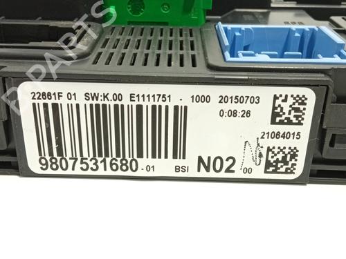 Fuse box PEUGEOT 208 I (CA_, CC_) 1.0 VTi | BP29417929E1 