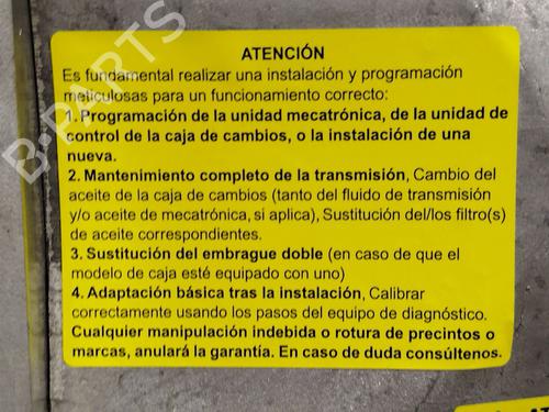 Gearbox PORSCHE PANAMERA (970) 3.0 D | BP28808769M3 